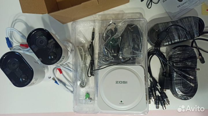 Система видеонаблюдения на 2-8 камер, видеоняня