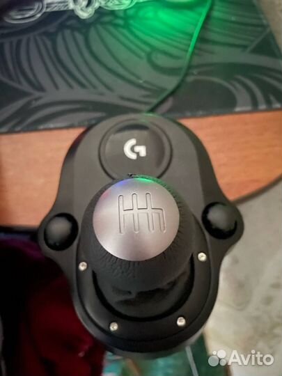 Игровой руль 900 градусов 3 педали и кпп