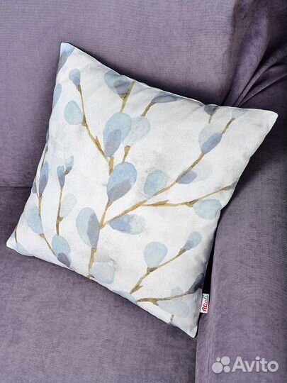 Декоративная наволочка для подушки Верба 40х40 см