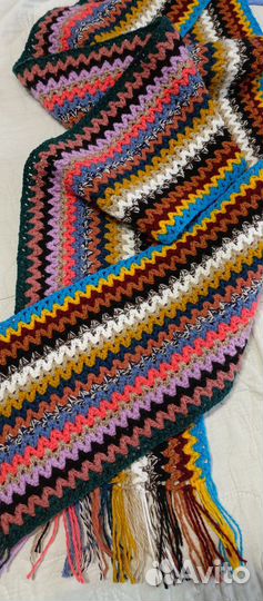 Шарф вязаный ручная работа