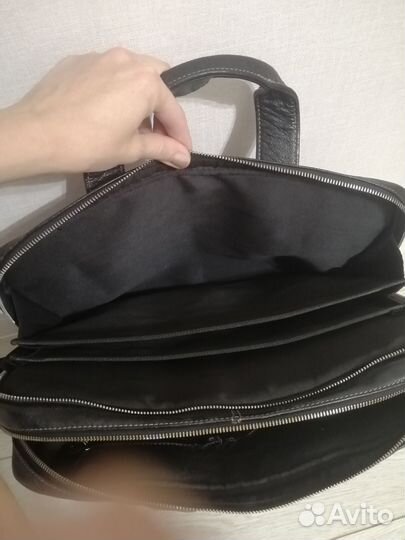 Сумка мужская henderson натуральная кожа