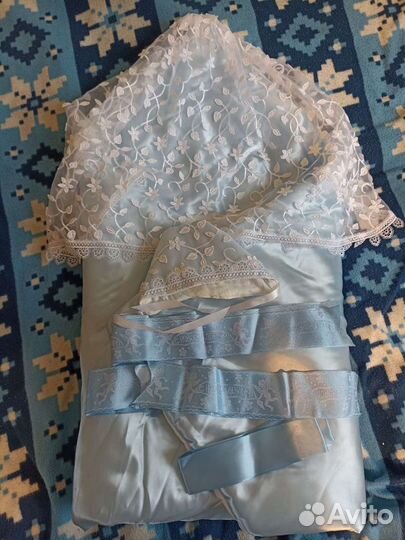 Конверт одеяло на выписку весна осень