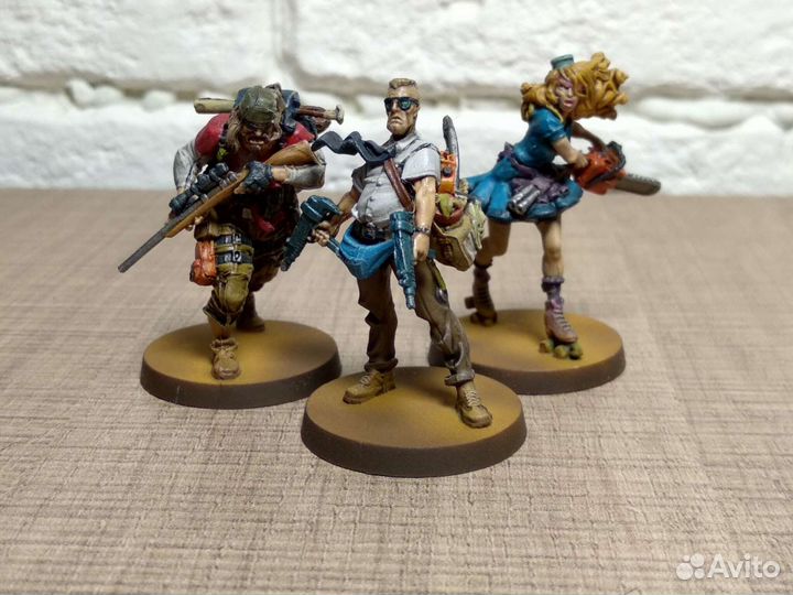 Настольная игра Зомбицид, покрас миниатюр