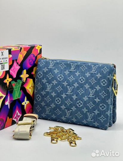 Сумка Louis Vuitton джинсовая