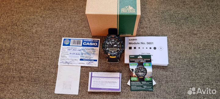 Часы casio pro trek PRT-B50