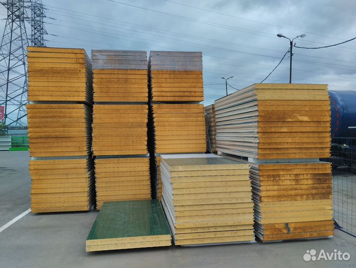 Сэндвич панели ппу пир Минвата Новые Неликвид бу