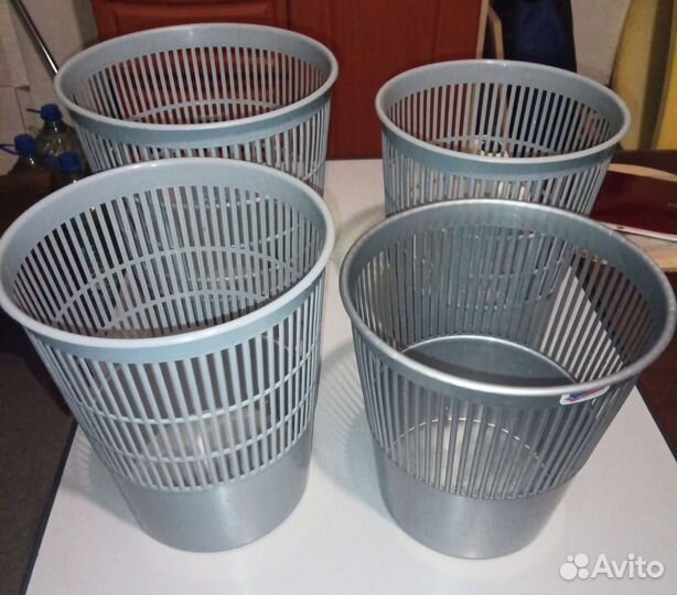 Корзина, урна для бумаги, мусора, 3 шт