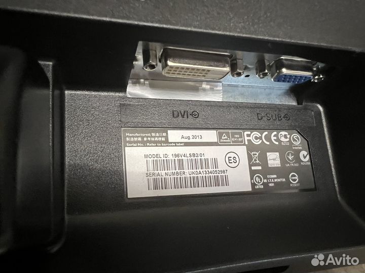 Монитор philips 196v4L