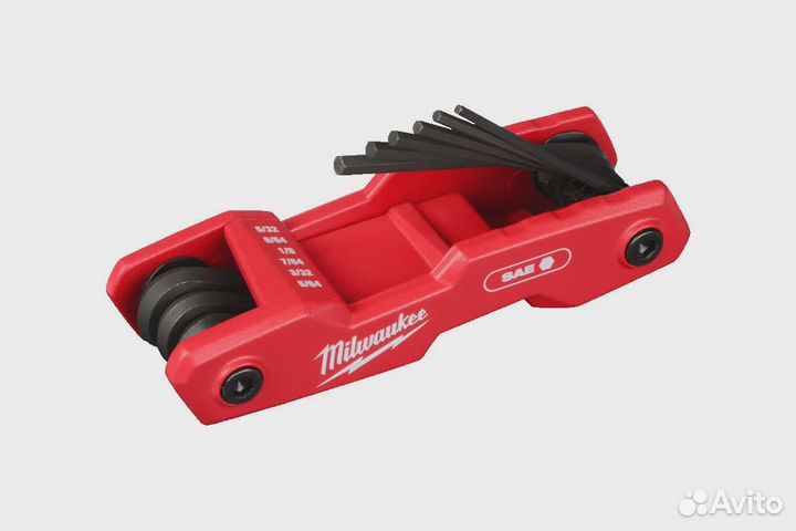 Набор из 9 дюймовых складных HEX ключей Milwaukee