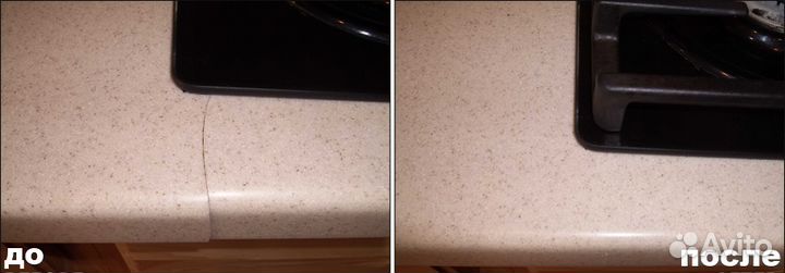 Ремонт столешницы из искусственного камня