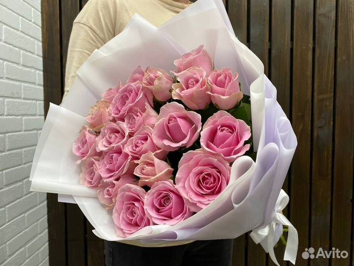 Букет голландских роз 25 шт