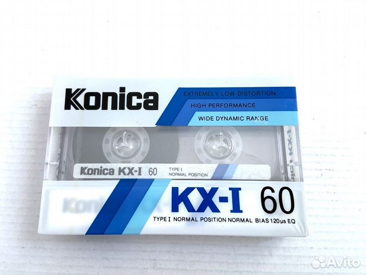 Аудиокассеты кассеты Konica KX-I 60 - 1987 г