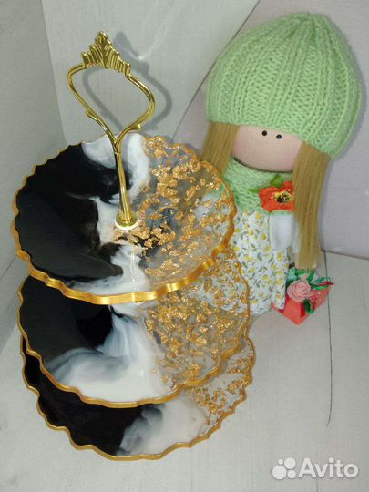 Фруктовница из эпоксидной смолы