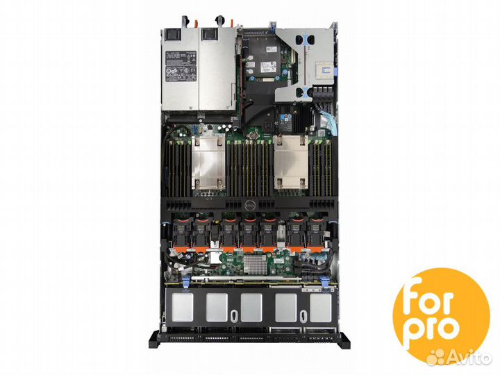 Сервер dell R630 8SFF 2xE5-2690v4 256GB, S130