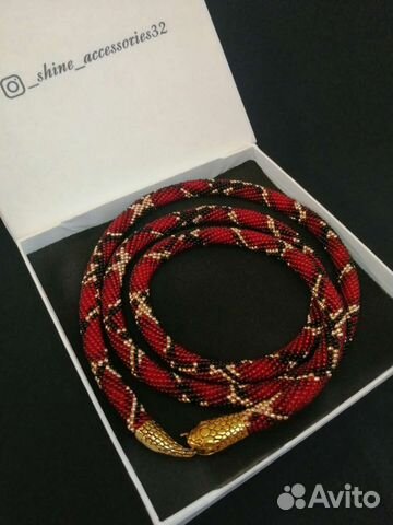 Колье из бисера