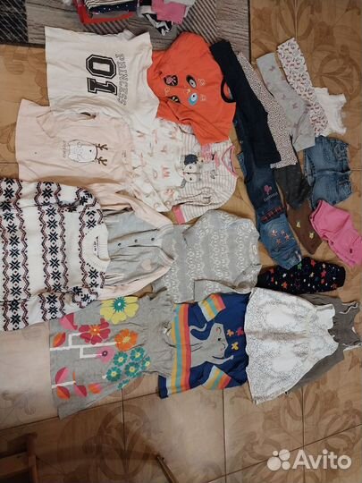 Вещи пакетом на девочку 1,5-2г 92 размер