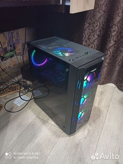 Игровой корпус для пк с RGB подсветкой