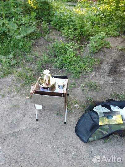 Печка для палатки бу