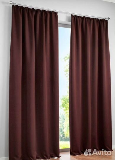 Шторы блэкаут на люверсах