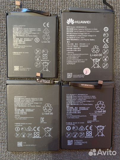 Аккумуляторы для телефонов Honor,Huawei,Xiaomi
