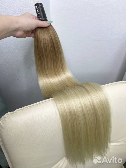 Натуральные волосы славянка омбре