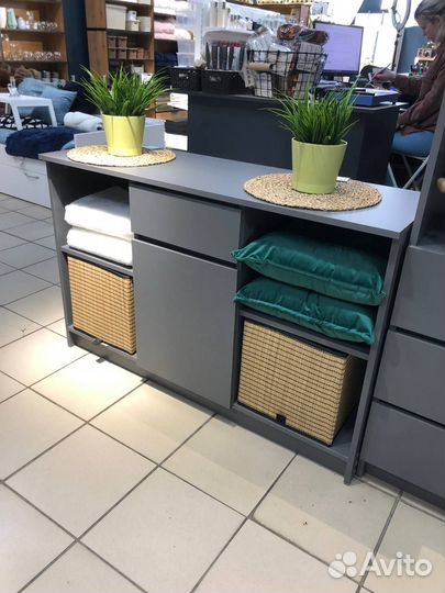 Тумба под тв новая Мори, графит