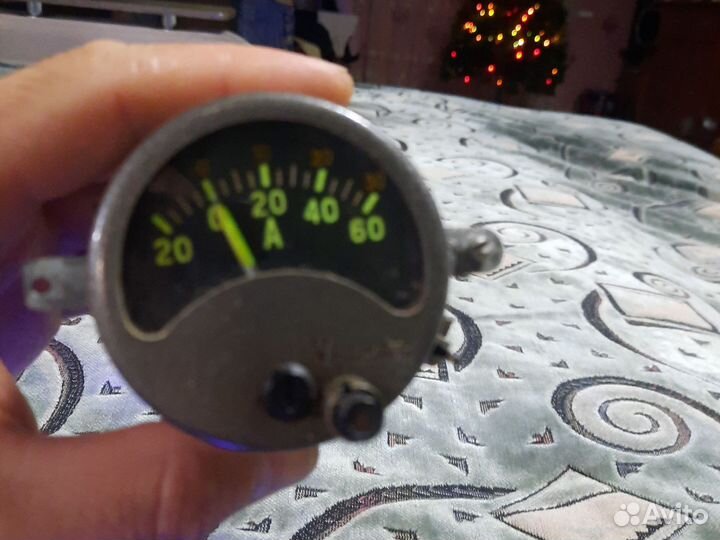 Амперметр военный, светится в темноте, рабочий