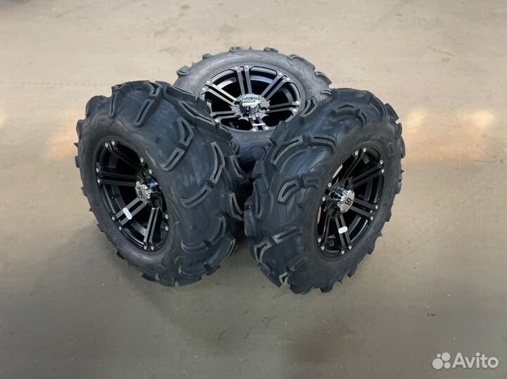 Разноширокие колеса для квадроцикла 4*110 28 14