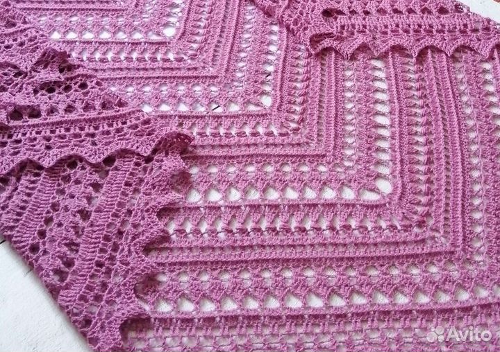 Шаль ручной работы