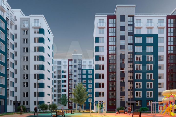 2-к. квартира, 58,3 м², 7/10 эт.