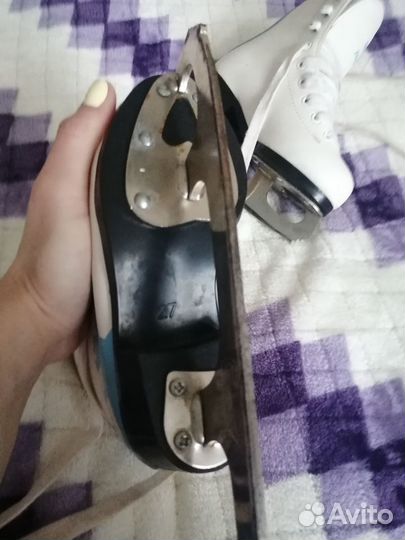 Коньки фигурные детские (утепленные) 27 р