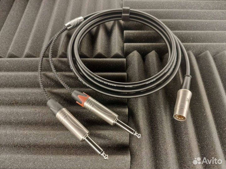 5 din на 2 Jack 6,3 моно Rean, Canare L-2T2S