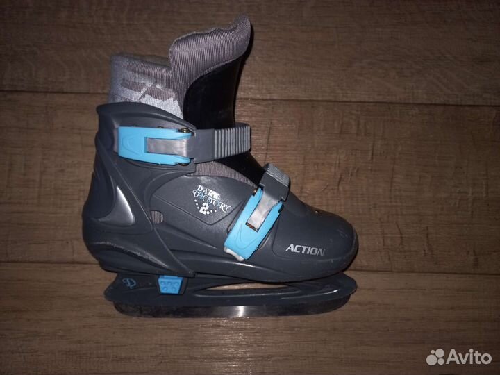 Коньки р-р 29-32 раздвижные