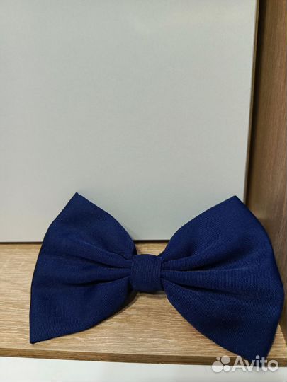 Галстук-бабочка синий