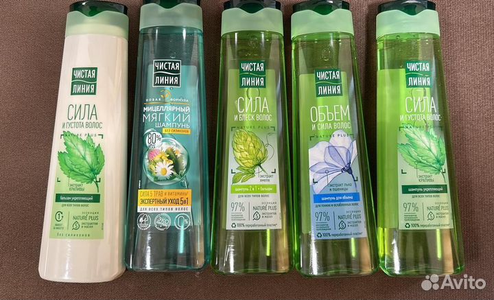 Шампунь Бальзам Чистая Линия