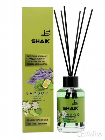 Аромадиффузор для дома Shaik Bamboo, Турция, 100мл