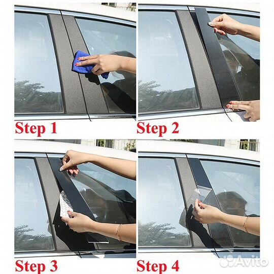 Глянцевые наклейки на окна Mazda CX-5 11-22гг