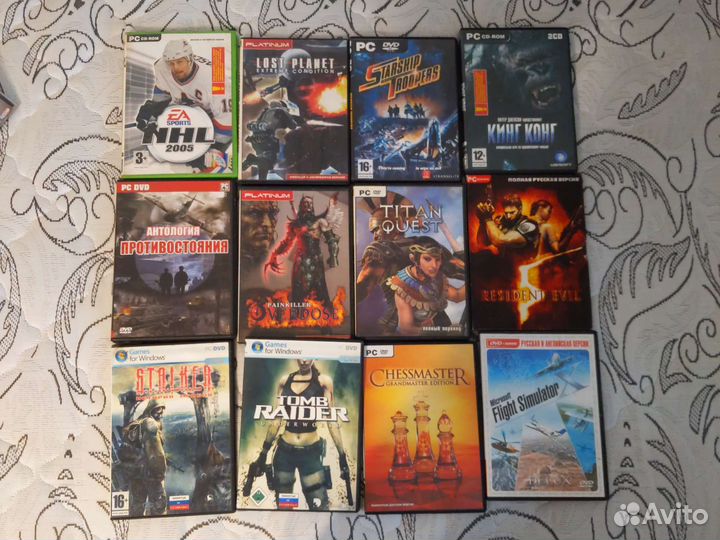 Компьютерные игры на dvd