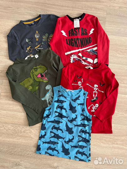 Вещи пакетом hm 110 116 на мальчика