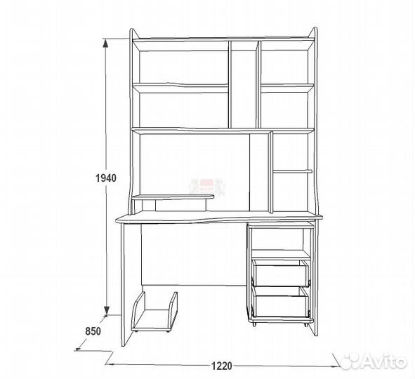 Компьютерный стол новый