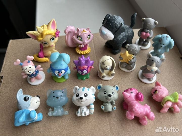 Фигурки из киндер сюрприз, свит бокс, чупа-чупс