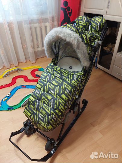 Санки коляска ника