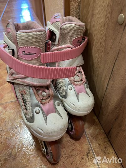 Роликовые коньки детские с защитой