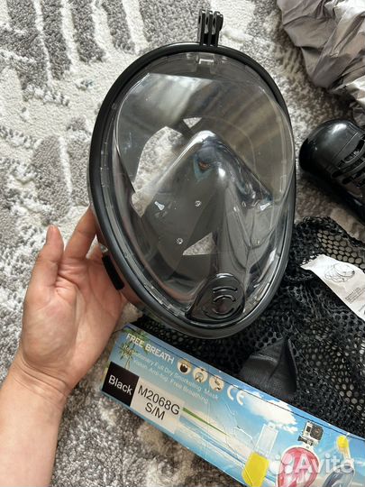 Маска подводная для плавания снорклинга