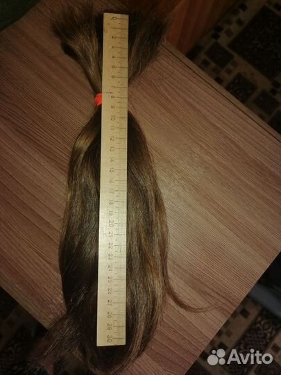 Волосы натуральные срез