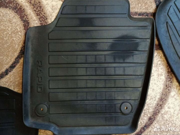 Комплект ковриков в салон шкода рапид 2018