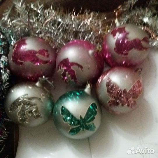 Елочные игрушки СССР и ГДР