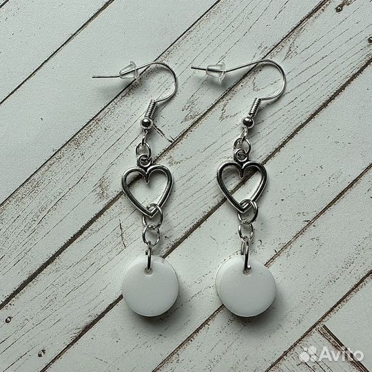 Серьги из эпоксидной смолы