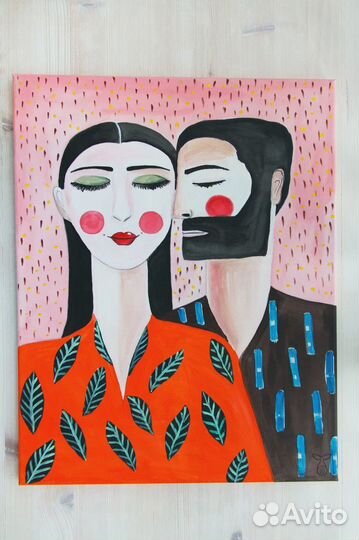 Картина, акрилом на холсте 40*50