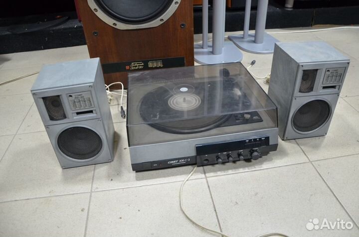 Музыкальный комбайн с винилом Сонет 208 С-2